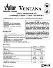 Valor Ventana 1200PCK Mode D'emploi