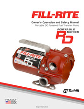 Tuthill FILL-RITE RD8 Mode D'emploi