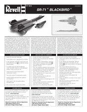 REVELL SR-71 BLACKBIRD Mode D'emploi