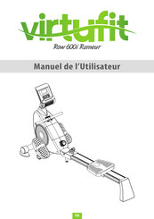 virtufit Row 600i Rameur Manuel De L'utilisateur