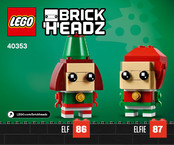 LEGO BRICK HEADZ ELFIE 87 Mode D'emploi