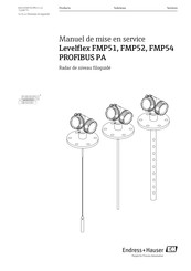 Endress+Hauser Levelflex FMP54 PROFIBUS PA Manuel De Mise En Service