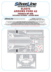 Tameo Kits SilverLine ARROWS FORD A2 Instructions De Montage