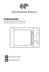 Continental Edison CEMOAC930S Mode D'emploi