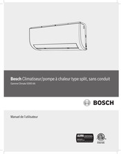 Bosch Climate 5000 AA Série Manuel De L'utilisateur