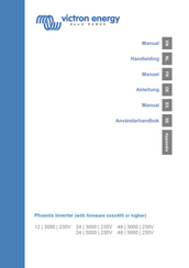 Victron energy Phoenix Inverter 24/3000 Manuel