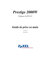 Zyxel Prestige 2000W Guide De Prise En Main