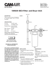 DeVilbiss Camair 130525 QC3 Mode D'emploi