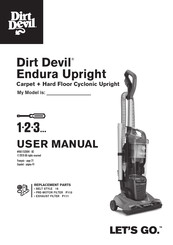 Dirt Devil LET'S GO Endura Upright Guide D'utilisation