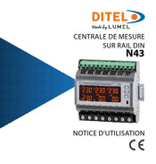 Lumel DITEL N43 Notice D'utilisation