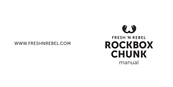 Fresh 'N Rebel Rockbox chunk Mode D'emploi