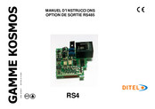 Ditel GAMME KOSMOS RS4 Manuel D'instructions