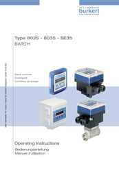 Burkert 8035 Manuel D'utilisation