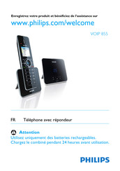 Philips Design collection VOIP8550B/26 Mode D'emploi