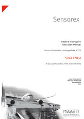 Sensorex SX41170SI Notice D'instruction
