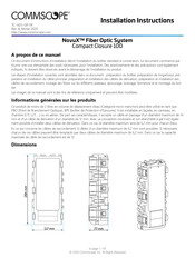 CommScope NovuX Compact Closure 100 Instructions D'installation