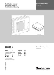 Buderus HHM17-1 Manuel D'utilisation