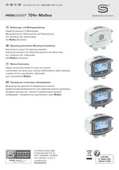 S+S Regeltechnik PREMASGARD 724x - Modbus Notice D'instruction