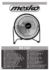 Mesko MS 7322 Mode D'emploi