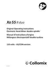 Collomix Xo 55 R duo Manuel D'instructions D'origine