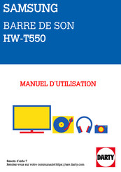 Samsung HW-T550 Manuel D'utilisation
