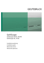 Geutebruck GeViScope-HS/HR Manuel De Service