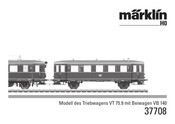marklin H0 VT 75.9 Serie Mode D'emploi