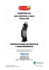 Delta ELEKTRA UV EA-4H20 Instructions De Montage
