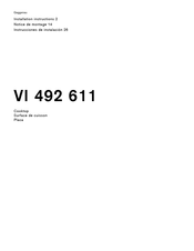 Gaggenau VI 492 611 Notice De Montage