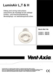 Vent-Axia LuminAir T Instructions De Montage Et De Câblage