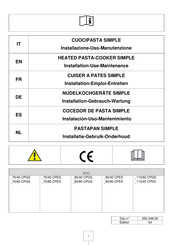 Modular 110/60 CPGS Installation-Emploi-Entretien