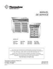 THERMODYNE Foodservice 957 NDNL Manuel De Service