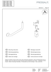 Pressalit PLUS RT330 Notice De Montage