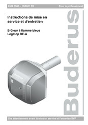 Buderus Logatop BE-A2.1-45 Instructions De Mise En Service Et D'entretien