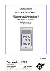 nord NORDAC vector p-box Mode D'emploi