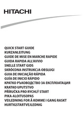 Hitachi RC43157 Guide De Mise En Marche Rapide