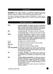 Lexibook PRC700 Mode D'emploi