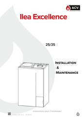 ACV Ilea Excellence 25/35 Instructions Pour L'installateur