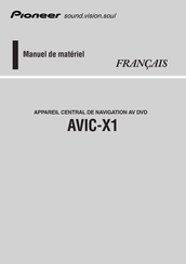Pioneer AVIC-X1 Manuel De Materiel