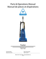 Dustbane Tracker Manuel De Pièces Et D'opérations