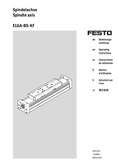 Festo ELGA-BS-KF Notice D'utilisation