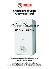 Riello Nvova Residence 24KIS Instructions Pour L'installateur
