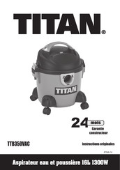 Titan TTB350VAC Instructions Originales