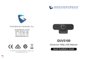 Grandstream Networks GUV3100 Mode D'emploi