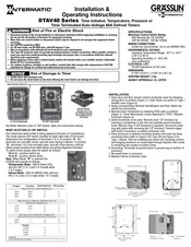 Intermatic GRASSLIN DTAV40 Serie Instructions D'installation Et D'utilisation