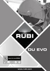 Rubi DU EVO Serie Traduction Du Manuel Original