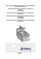 Edesa SCFE-40 E Mode D'emploi