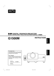 Hughes JVC D-ILA G1500M Manuel D'instructions