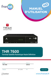 Fransat TRIAX THR 7600 Manuel D'utilisation