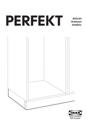 IKEA PERFEKT Série Mode D'emploi